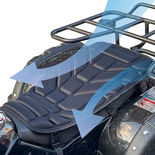 ATV Motorcycle Seat Pad | Universal ATV Seat Cushion,Pressure Relief Ride Seat Pad, ATV Off-Road Motorcycle Touring Saddles, Sun Protection, Impact Resistant Fovolat