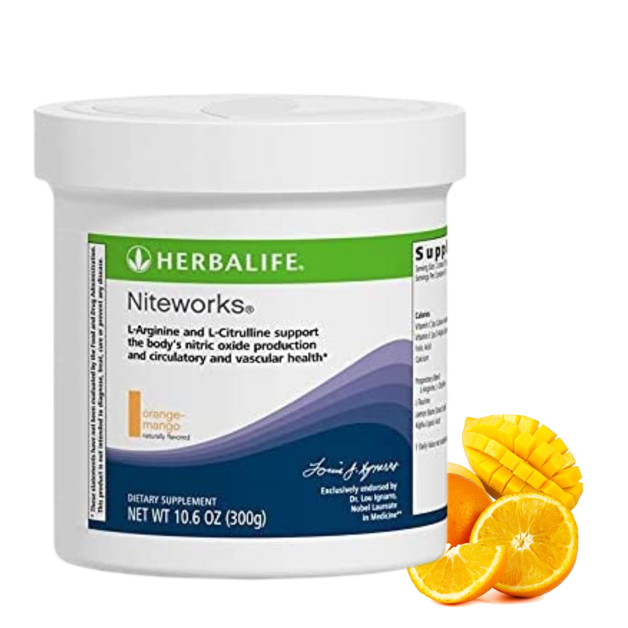 HERBALIFE Niteworks 30 Servings 300g (Orange Mango HERBALIFE Niteworks 30 Servings 300g (Orange Mango