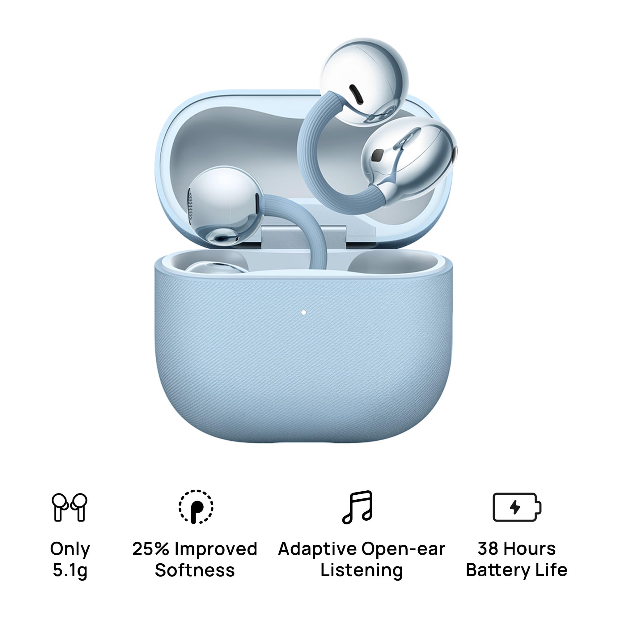 HUAWEI FreeClip 2 Wireless Earphones, Bluetooth Earbuds, C-bridge