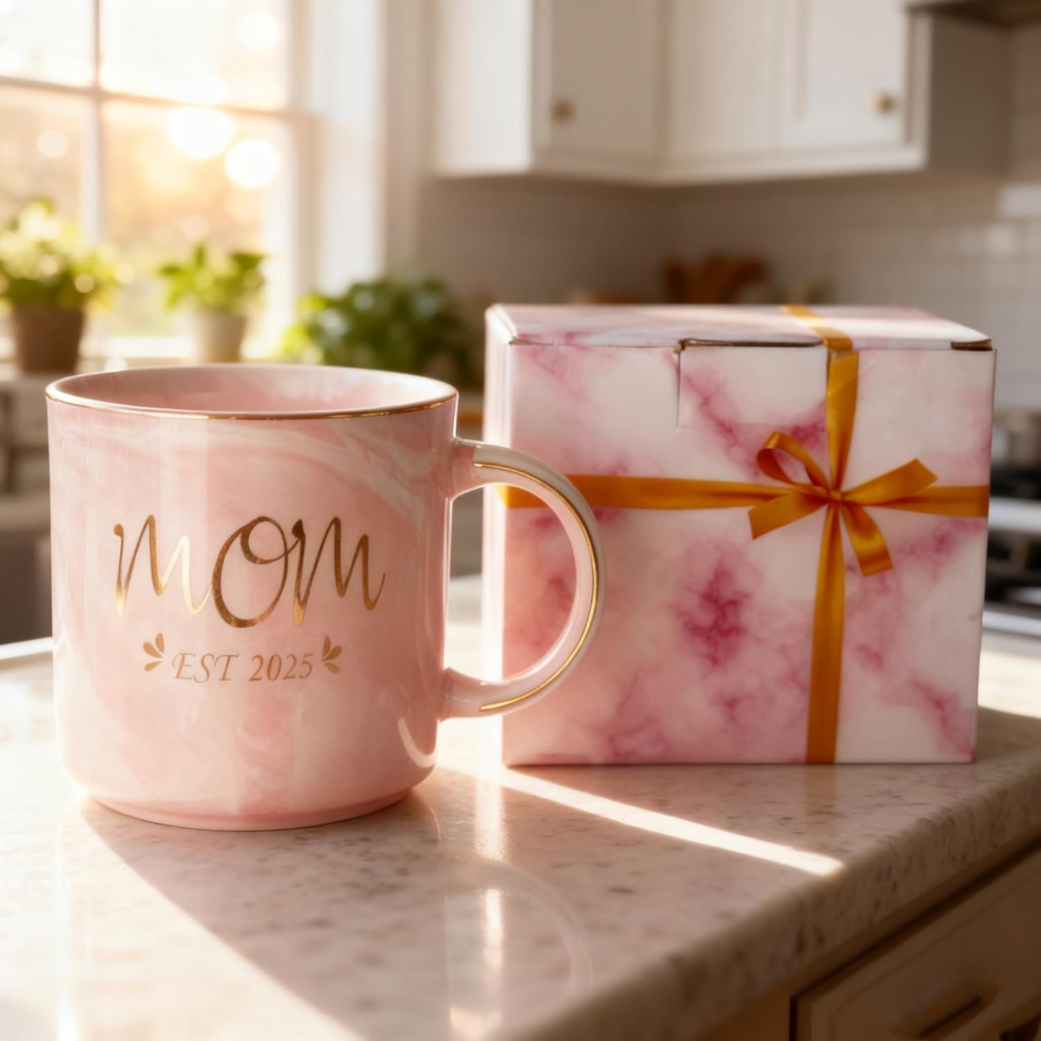 Mecai New Mom Gifts For Woman-Mom Est 2025 Coffee Mug-Pregnancy Announcement Gifts for First Time Moms,baby shower gifts for mom - Image 4