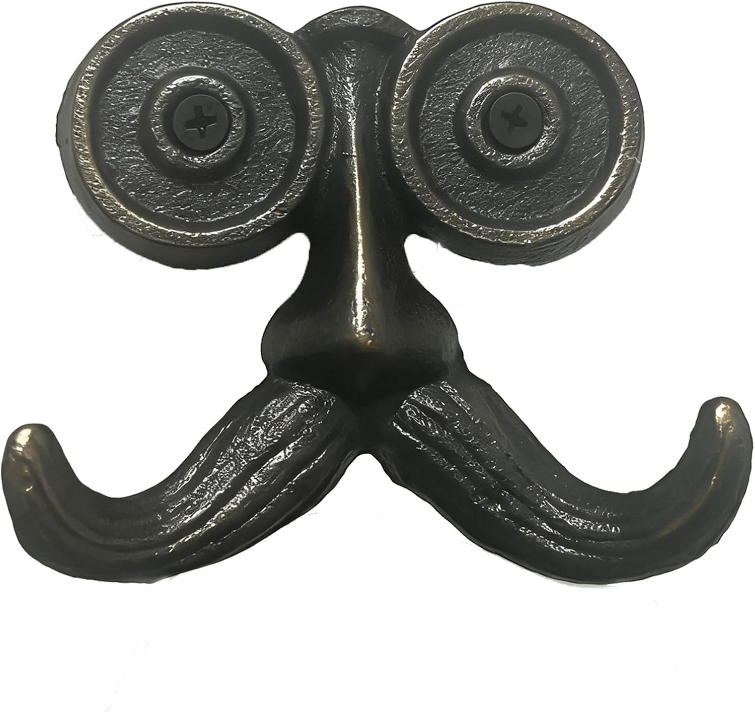 Gothic Bat Key Holder Rack – 8 Hooks Heavy Duty Cast Iron Wall Mounted Coat Hook, Rustic Decorative Black Hardware for Hanging Towels, Hats, Purses, Robes, Entryway Mudroom Farmhouse Deco