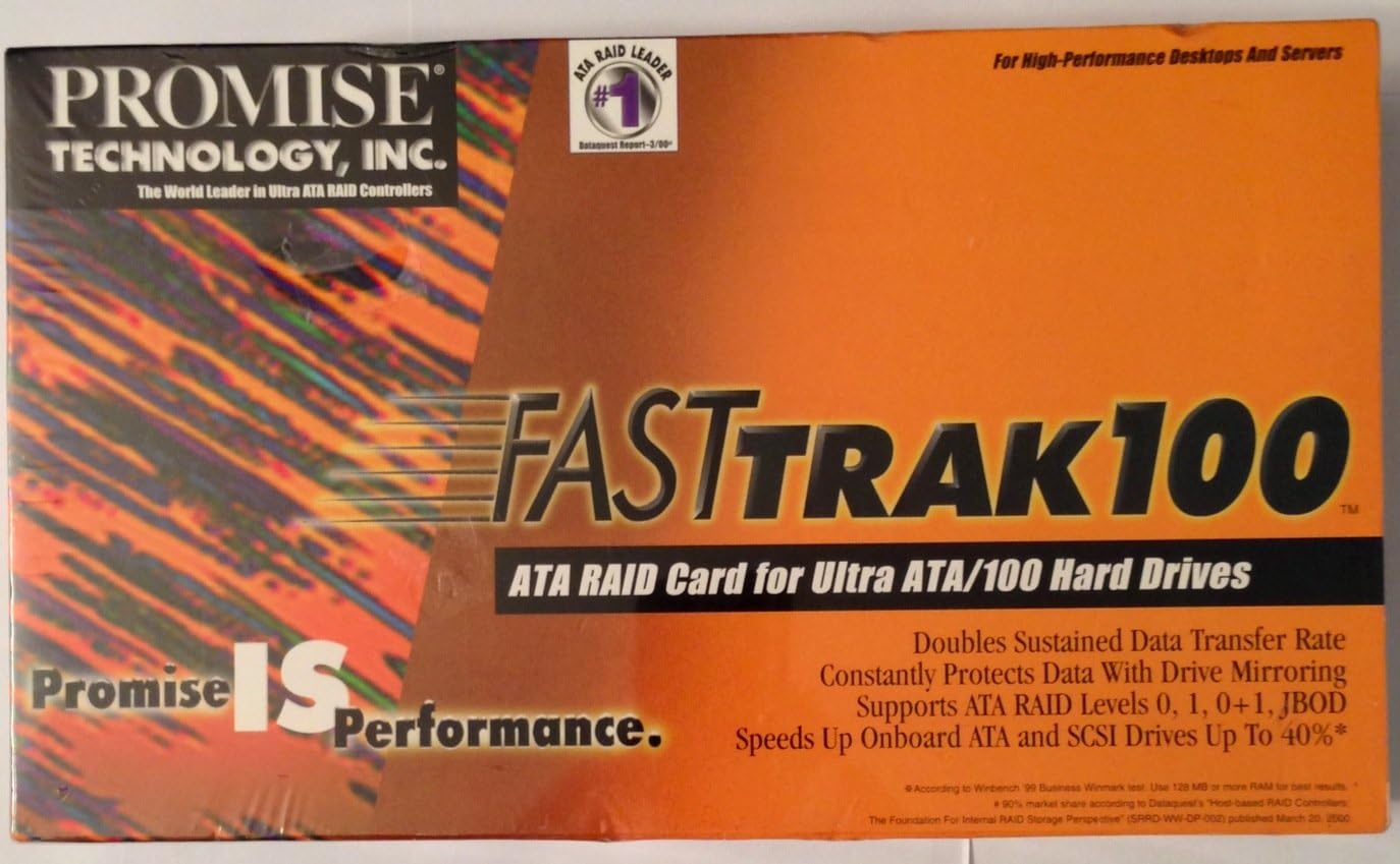 Fasttrak100 ATA/100 100MB/Sec Burst Data Transfer Raid Card
