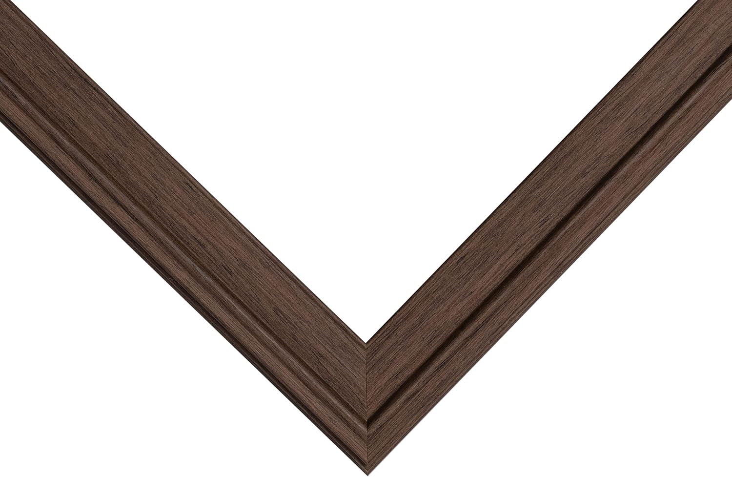Craig Frames Elite Heritage, 16x20 Picture Frame With Glass, Walnut Brown