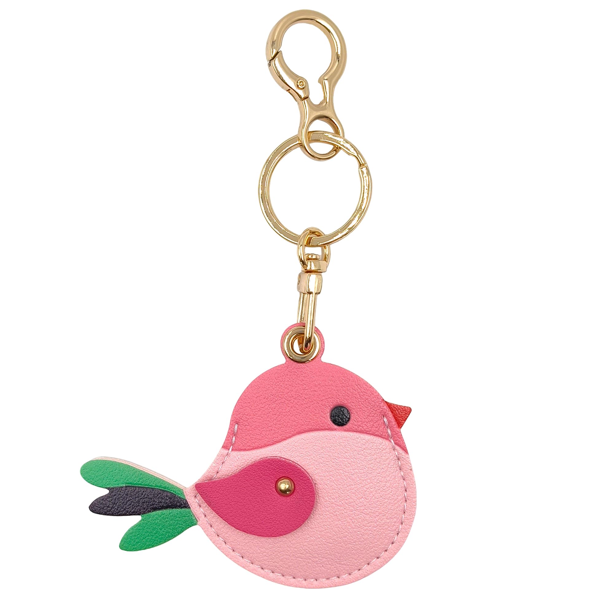 keychain holder compatible with airtag, leather protect cover with keyring, finder gps tracker case for key bag pet