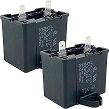 JSU21X126AQC Capacitor (2-Pack) Replacement for GE Refrigerator Compressor - Compatible with WR55X24064, WR55X20800, WR55X23731, AP6270303