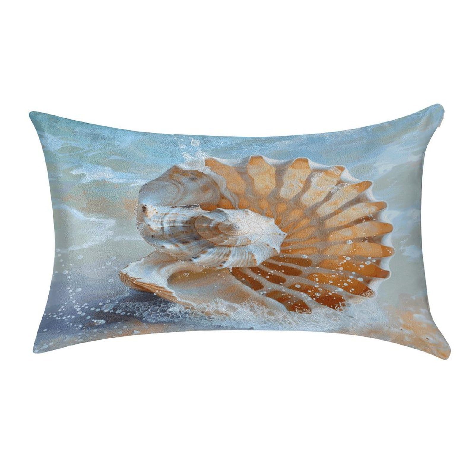 Fekiloot Style Ocean Seashell Pillow Covers Home Decor Pillow Cases