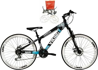 Bicicleta Aro 26 Vikingx Tuff 21v Alumínio Freio Hidráulico a Disco Aros Vmaxx