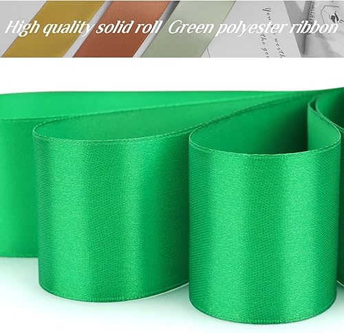 Miniatura 281 de Cinta de oro rosa de 1-1/2 pulgadas, para envolver regalos, 50 yardas, corona de fiesta de boda, costura, accesorios para el cabello, decoración