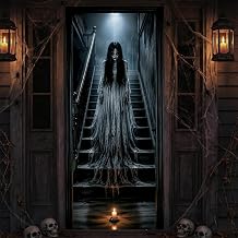 Halloween Door Cover Decorations Banner- 75 x 32 Inch