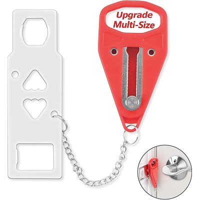 AceMining Portable Door Lock Home Security Door Lock Travel Lockdown Locks for Additional Safety and Privacy Perfect for Traveling Hotel Home Apartment College