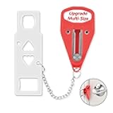 AceMining Portable Door Lock Home Security Door Lock Travel Lockdown Locks for Additional Safety and Privacy Perfect for Traveling Hotel Home Apartment College