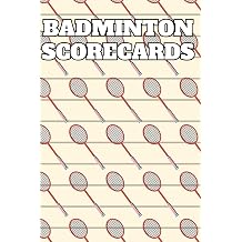 Badminton 21 Point Scorecards Track Singles And Doubles Games