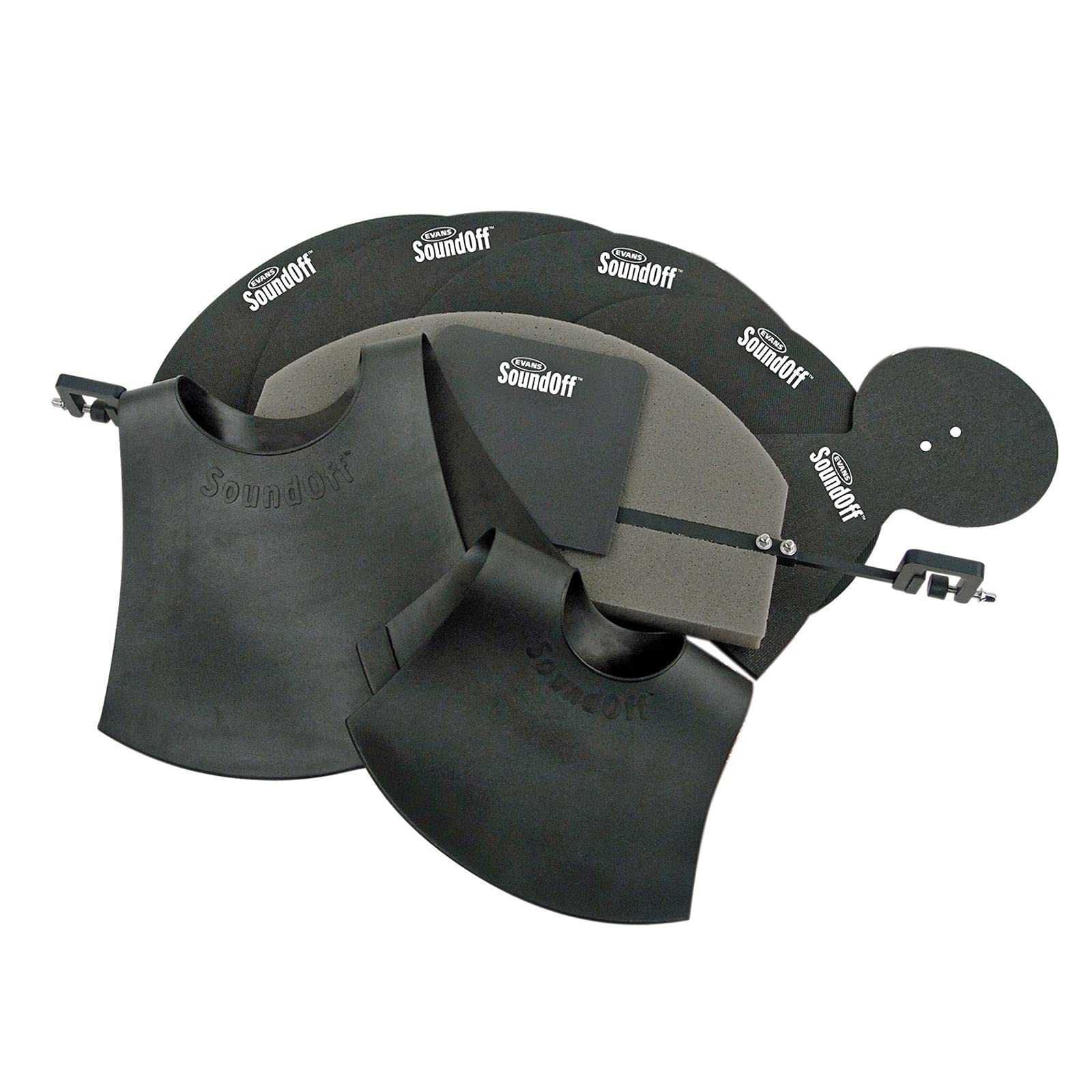 Evans SoundOff - Sordina batteria Fusion Pack + bacchette Keepdrum