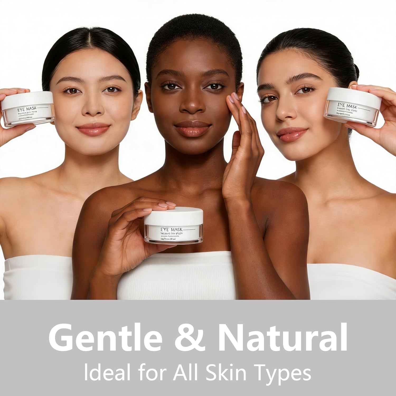 Salmon DNA PDRN Eye Patches for Dark Circles & Puffiness 50 Patches Collagen Multi Peptide Under Eye Masks for Wrinkles Hydrating 360° Eye Treatment Pads, Anti-Aging Travel Skincare for Women - Image 7