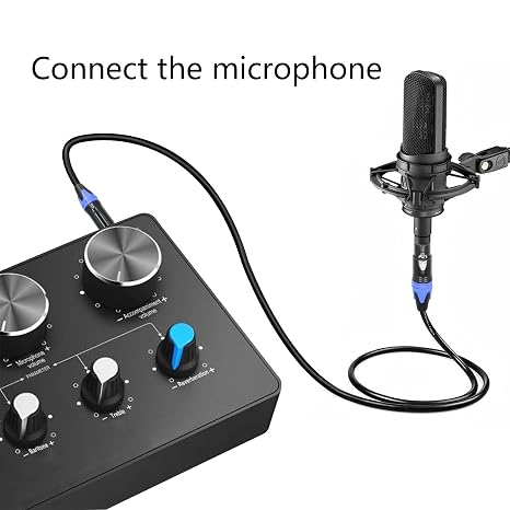 4Pcs 3 Pin XLR Solder Type Connector, Audio Microphone Male Plug Socket