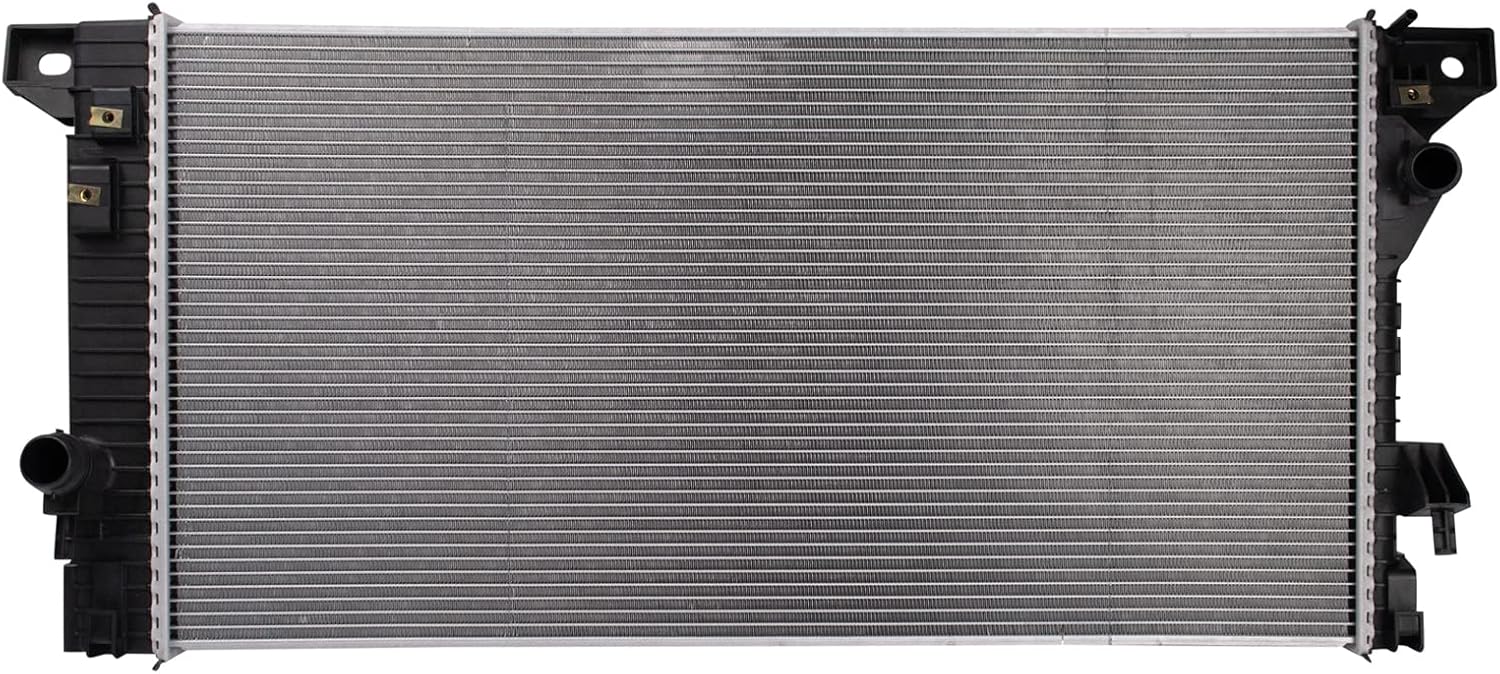 TRQ Radiator 1-Row Aluminum Core Compatible with 2018–2022 Ford Expedition (Standard Cooling)