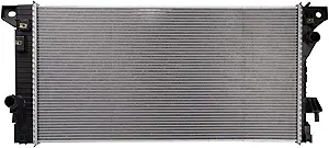 TRQ Radiator 1-Row Aluminum Core Compatible with 2018–2022 Ford Expedition (Standard Cooling)