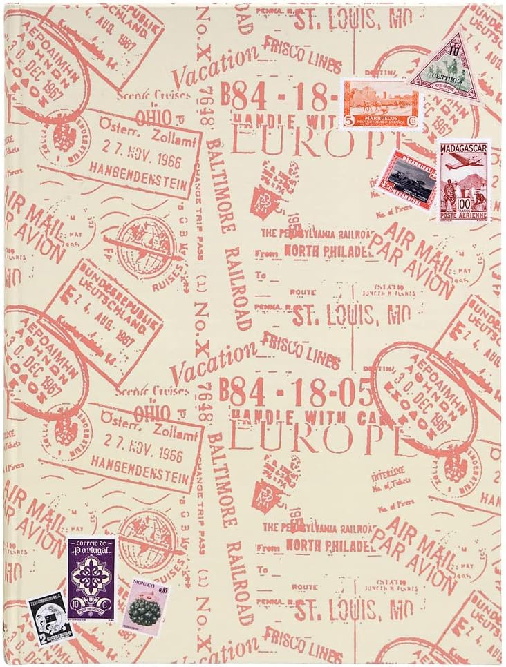Exacompta"Hard Bound Kit Philatelie" Air Mail Stamp Album, Multi-Colour, 22.5 x 30.5 x 2.0 cm