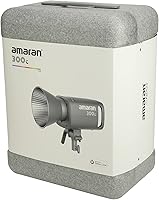 Vista 7 de Aputure Amaran 300c RGBWW 300W COB luz de video Bowen Mount, 26,580 lux @3.3 ft con Hyper Reflector, 2,500K a 7,500K CCT con ajuste G/M ajuste, APP