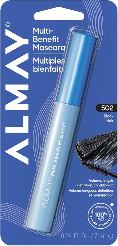 Multi-Benefit Mascara, 502 Black, 1 Pack | Volumizing, lengthening mascara leaves lashes looking healthy and curled, and feeling conditioned.