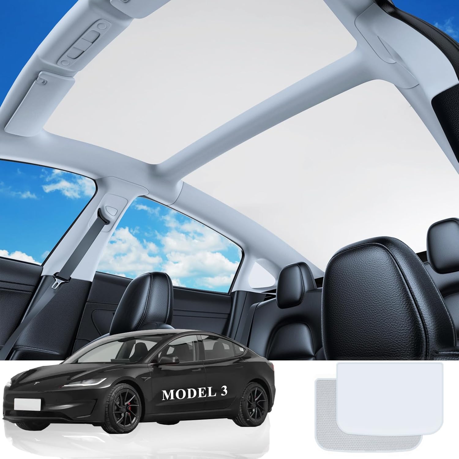 Sonvujunk Tesla Model 3 Sunshade Roof