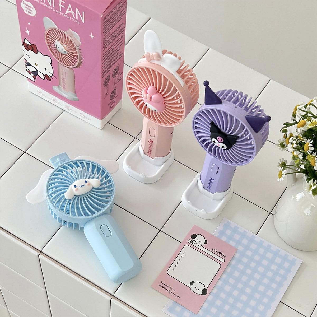 Amazon.co.jp: 扇風機 クロミ シナモロール マイメロ 手持ち ミニ
