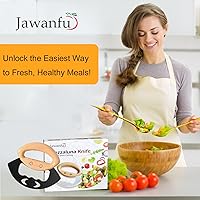 Vista 7 de Picador de ensalada, herramienta de picadora de ensalada ultra afilada para ensalada picada, kit de picadora de lechuga de mano para ensaladera