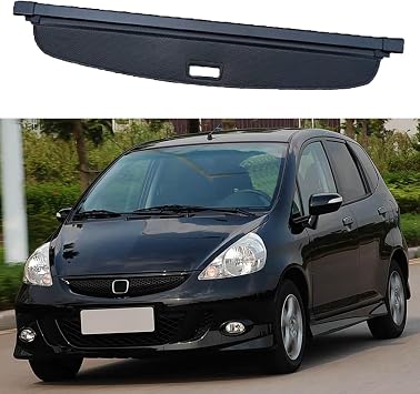 Compatible with Honda Fit Jazz 2002-2007, Retractable Cargo Cover Shade Shield Parcel Shelf Privacy Accessories