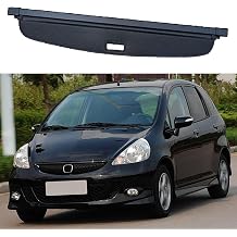 Compatible with Honda Fit Jazz 2002-2007, Retractable Cargo Cover Shade Shield Parcel Shelf Privacy Accessories