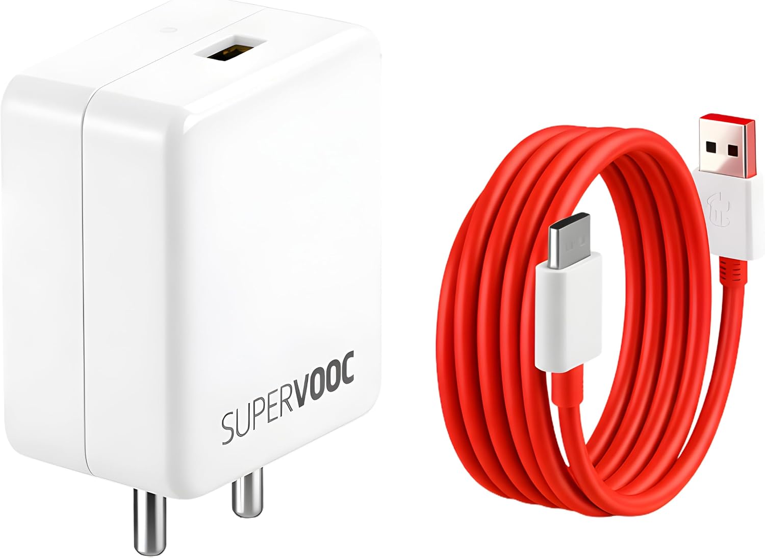 65W SUPERVOOC Type-C Charger with Cable for OnePlus, Oppo & Realme