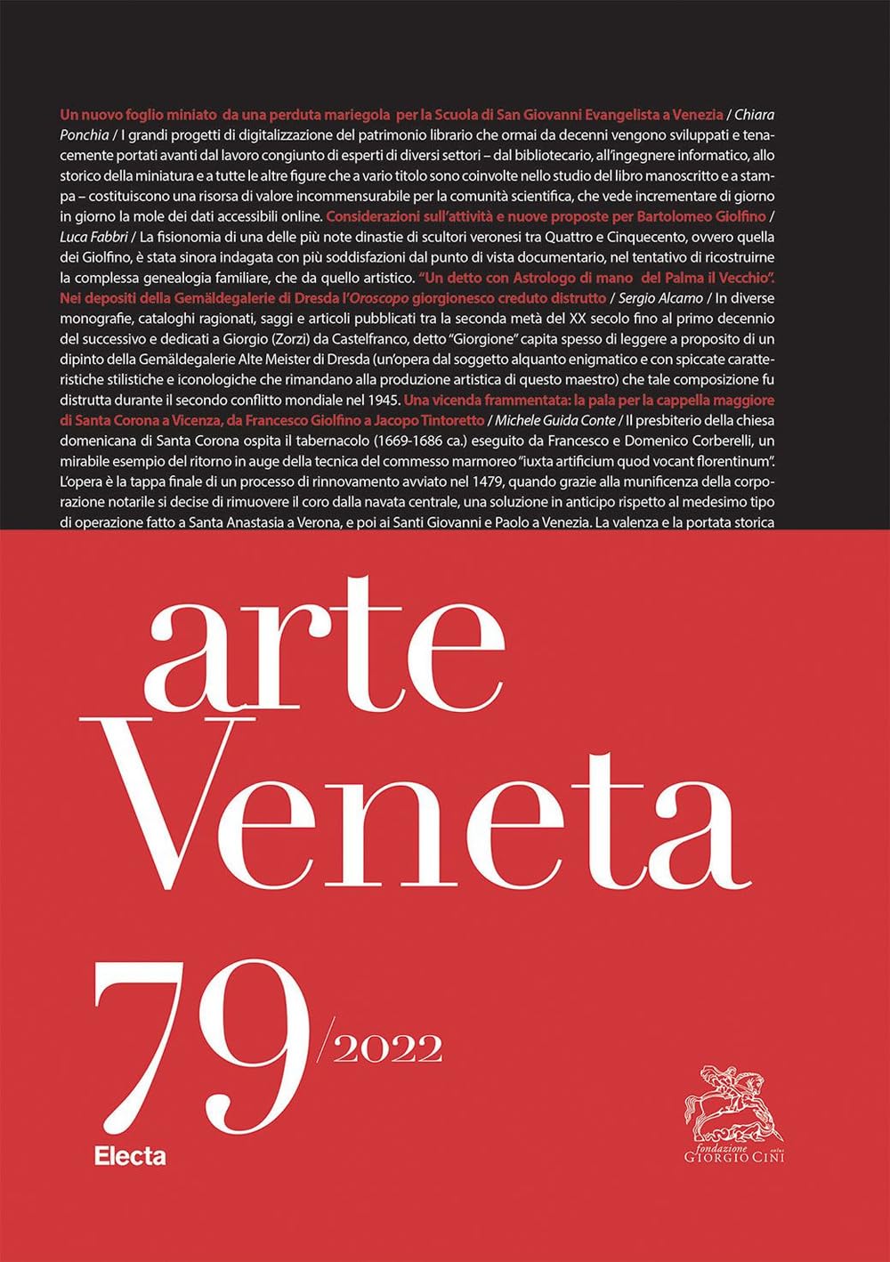 Arte veneta. Rivista di storia dell'arte. Ediz. illustrata (2022) (Vol. 79)