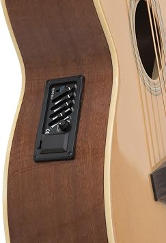 DIMAVERY AB-450 Acoustic Bass Natural Acoustic Bass with Pickup