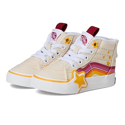 Vans Kids SK8 Hi Zip Rainbow Star (Infant/Toddler) Kid