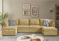 Vista 11 de HULALA HOME - Juego Moderno de Sofás de Chenilla, Sofá de 1 Plaza, Sofá de 3 Plazas, Juego de 2 Sofás Nube con Almacenamiento, Cómodos Sofás Butacas