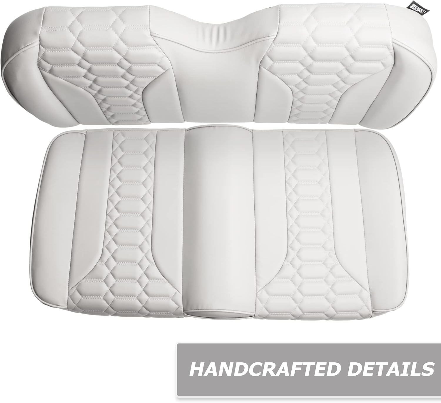 MODZ® FS2 Custom Golf Cart Front Seat for ICON [20,i20L,i40 & i40L] - [Add $40] - White Base - Double Diamond Pattern