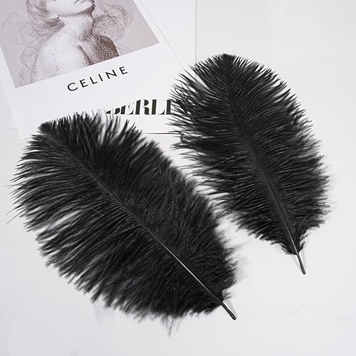Miniatura 5 de Plumas de avestruz Shekyeon de 10 a12 pulgadas decoración para el hogar manualidades paquete de 10 unidades
