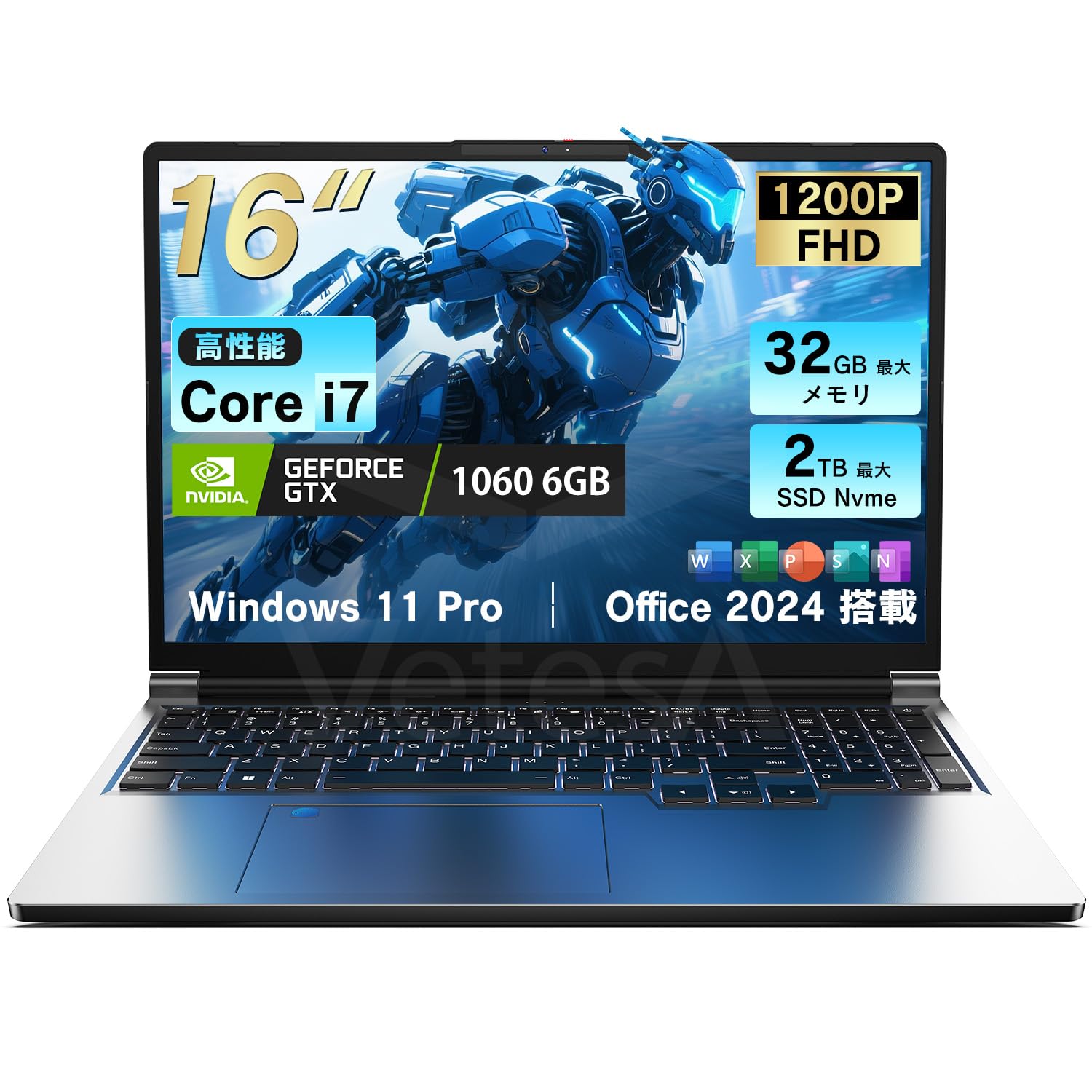 準美品NVIDIAグラボ搭載‼️Mouse☘️i7☘メモリ32GB☘ノートパソコン 公式ショップ限定価格❣️/ 準美品《NVIDIAグラボ搭載》メモリ