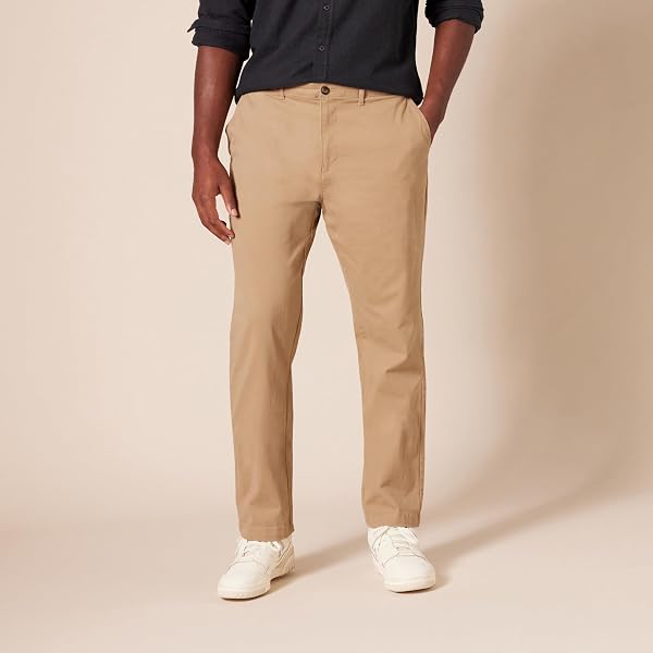 Amazon Essentials Homme Pantalon Chino Extensible Décontracté à Coupe Athlétique (Grandes Tailles Disponibles) - 3