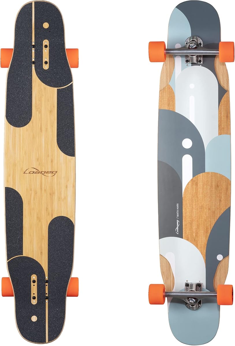 Tablas cargadas MATA Hari Bamboo Longboard Skateboard