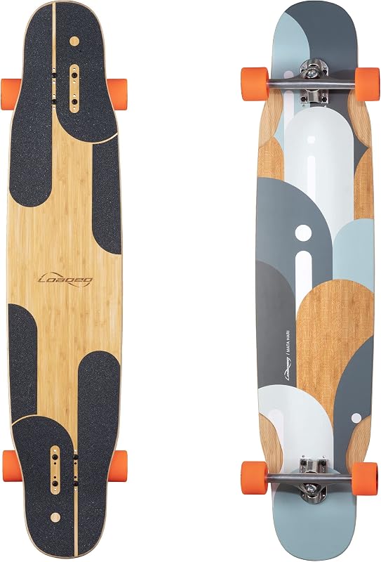 Tablas cargadas MATA Hari Bamboo Longboard Skateboard
