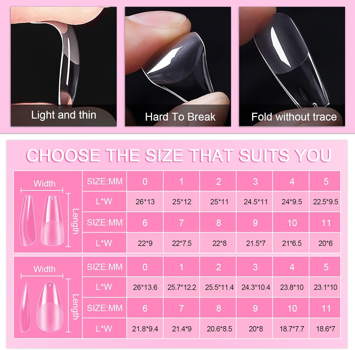 INPING Mix Gel Nail Tips - Image 3