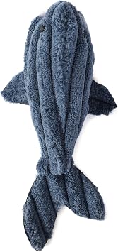 Hepper Whale Plush Toy - Unique, Durable & Quiet Cat Toys for Physical & Mental Stimulation - Best for Kittens, Senior Cats & All Breeds - Indoor Playtime