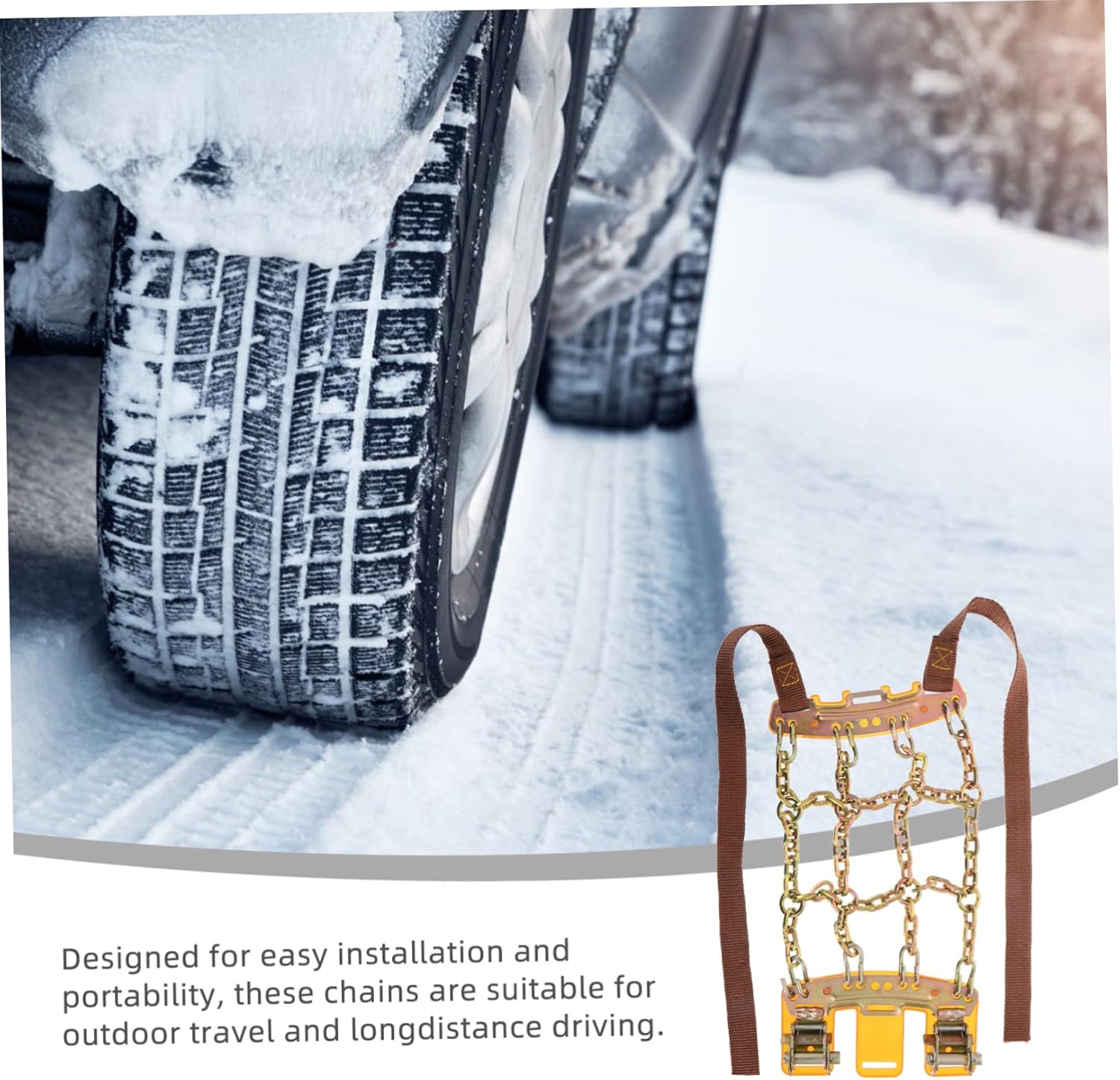 Adjustable Traction Chains Car Suv High Strength Manganese Steel Skid Tire