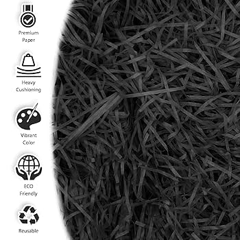 Raffia Papier Déchiqueté 50g - Remplissage Cadeau écologique, Couleur Pamplemousse