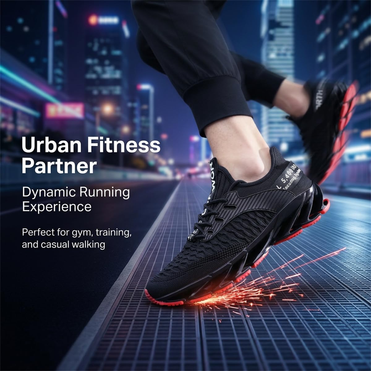 Hombre Mujer Zapatillas de Deportivas Ligero Transpirables Running Gimnasio Fitness Atlético Casual Sneakers Multicolor EU 36-46