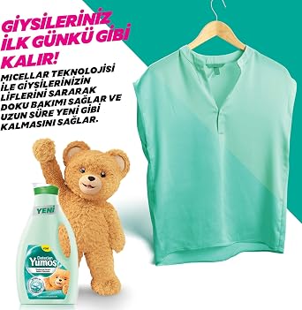 Yumoş Sıvı Deterjan Hassas Giysiler İçin İpeksi Bakım 2520 ml