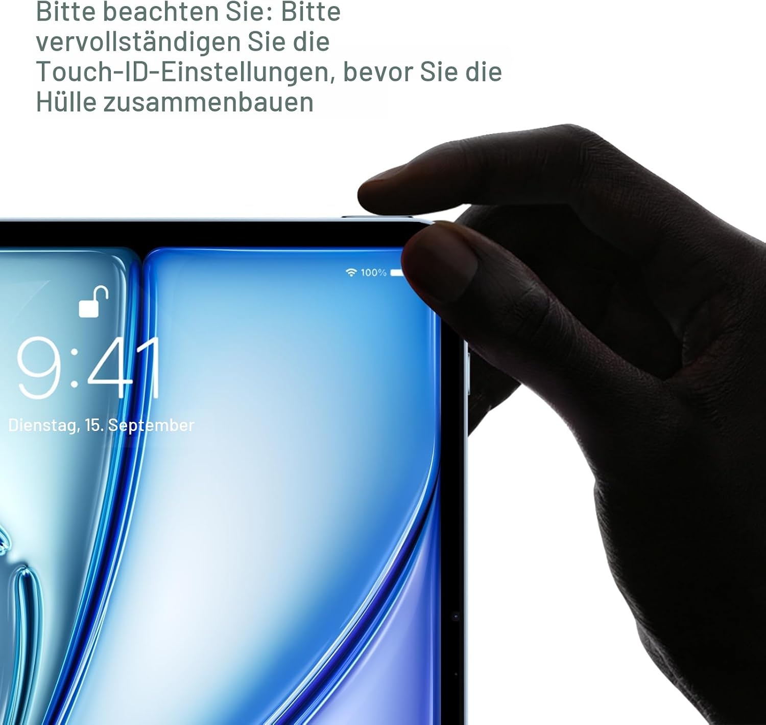 ProCase Hülle iPad Air 11 Zoll M4/M3/M2 / 10,9 Zoll 4./5.Gen Navy