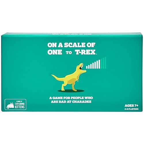 Exploding Kittens On a Scale of One to Trex by Exploding Kittens - Card Games for Adults Teens & Kids