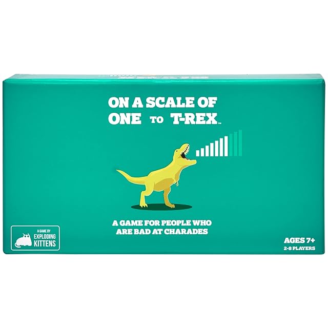Exploding Kittens On a Scale of One to Trex by Exploding Kittens - Card Games for Adults Teens & Kids