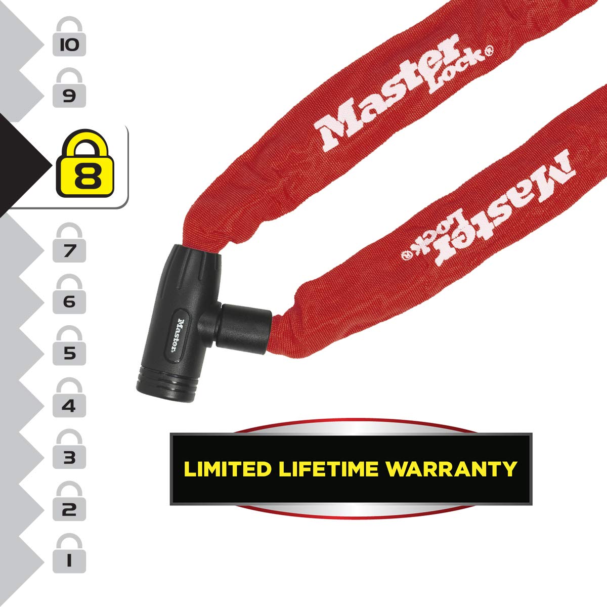Master Lock Street Flexium 900 Red